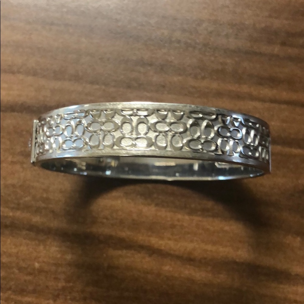 Silver Coach bangle